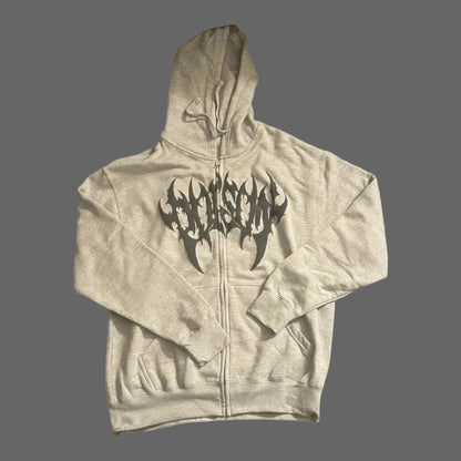 Poison Grey zip up Jacket